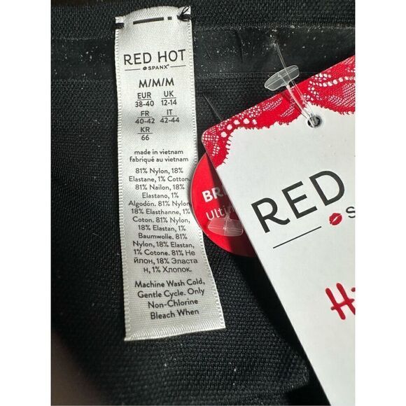 SPANX Red Hot size medium black high-Waisted Brief panty - Picture 8 of 10